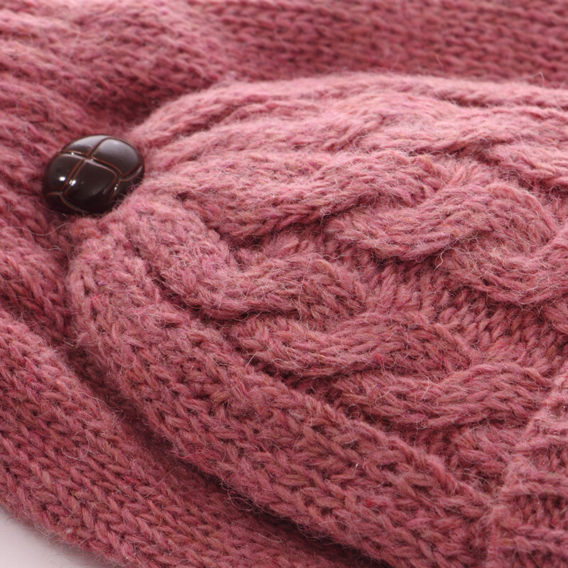 Drăguț căprioară fulg de zăpadă tricot mănuși de cașmir bărbați femei scris de iarnă ciclism în aer liber mănuși de conducere cu jumătate de deget flip cald A62