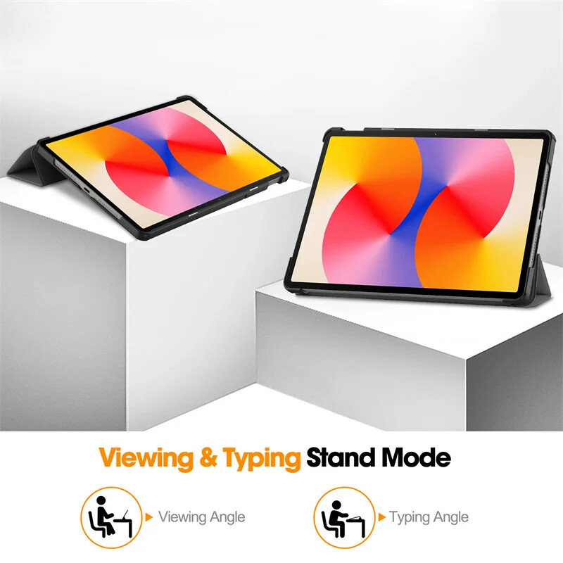 Huawei MatePad SE (2024) 11"-es tokhoz, mágneses összecsukható bőrállványhoz, kemény táblagéphez Funda For Huawei Matepad se 11 tokborító