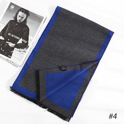 180*35cm új luxusmárka selyem divat minőségi sálak férfi ősz tél meleg kasmír üzleti pakolások foulard gallér hangtompító