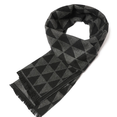 180*35cm új luxusmárka selyem divat minőségi sálak férfi ősz tél meleg kasmír üzleti pakolások foulard gallér hangtompító