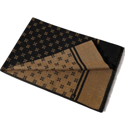 180*35cm új luxusmárka selyem divat minőségi sálak férfi ősz tél meleg kasmír üzleti pakolások foulard gallér hangtompító