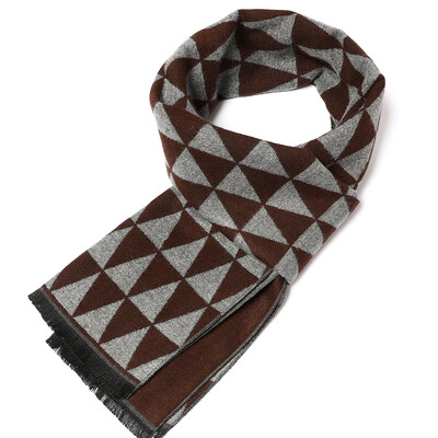 180*35cm új luxusmárka selyem divat minőségi sálak férfi ősz tél meleg kasmír üzleti pakolások foulard gallér hangtompító