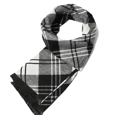 180*35cm új luxusmárka selyem divat minőségi sálak férfi ősz tél meleg kasmír üzleti pakolások foulard gallér hangtompító