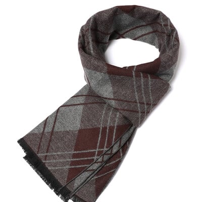 180*35cm új luxusmárka selyem divat minőségi sálak férfi ősz tél meleg kasmír üzleti pakolások foulard gallér hangtompító