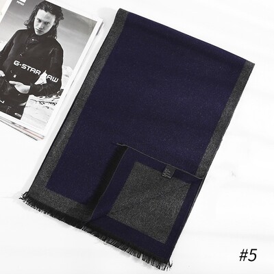 180*35cm új luxusmárka selyem divat minőségi sálak férfi ősz tél meleg kasmír üzleti pakolások foulard gallér hangtompító