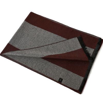 180*35cm új luxusmárka selyem divat minőségi sálak férfi ősz tél meleg kasmír üzleti pakolások foulard gallér hangtompító