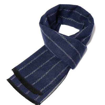 180*35cm új luxusmárka selyem divat minőségi sálak férfi ősz tél meleg kasmír üzleti pakolások foulard gallér hangtompító