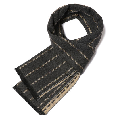 180*35cm új luxusmárka selyem divat minőségi sálak férfi ősz tél meleg kasmír üzleti pakolások foulard gallér hangtompító