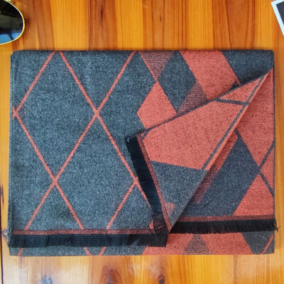 New Letter Luxury Brand Business Eșarfă pentru bărbați Eșarfă din cașmir de mătase șal de bună calitate iarnă eșarfe calde bărbați 180*35 Cm