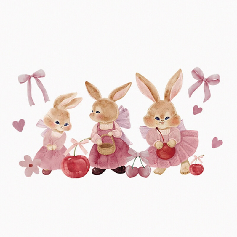 Cherry Животно Стикери за декорация на детска стая динозаври