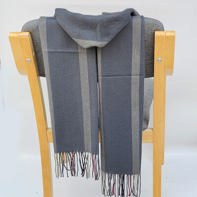 Eșarfă de iarnă din cașmir, 185*35 cm, pentru femei, în carouri, caldă, moale, bandană, pentru femei, eșarfe pentru femeie, lux, cu ciucuri