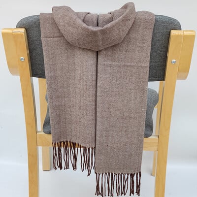 Eșarfă de iarnă din cașmir, 185*35 cm, pentru femei, în carouri, caldă, moale, bandană, pentru femei, eșarfe pentru femeie, lux, cu ciucuri