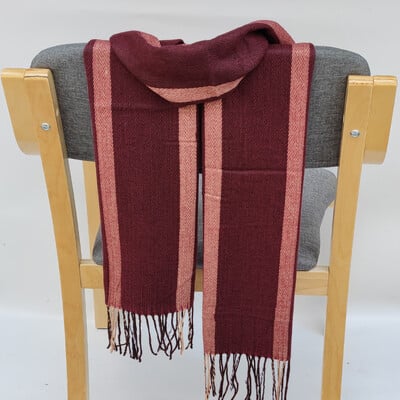 Eșarfă de iarnă din cașmir, 185*35 cm, pentru femei, în carouri, caldă, moale, bandană, pentru femei, eșarfe pentru femeie, lux, cu ciucuri