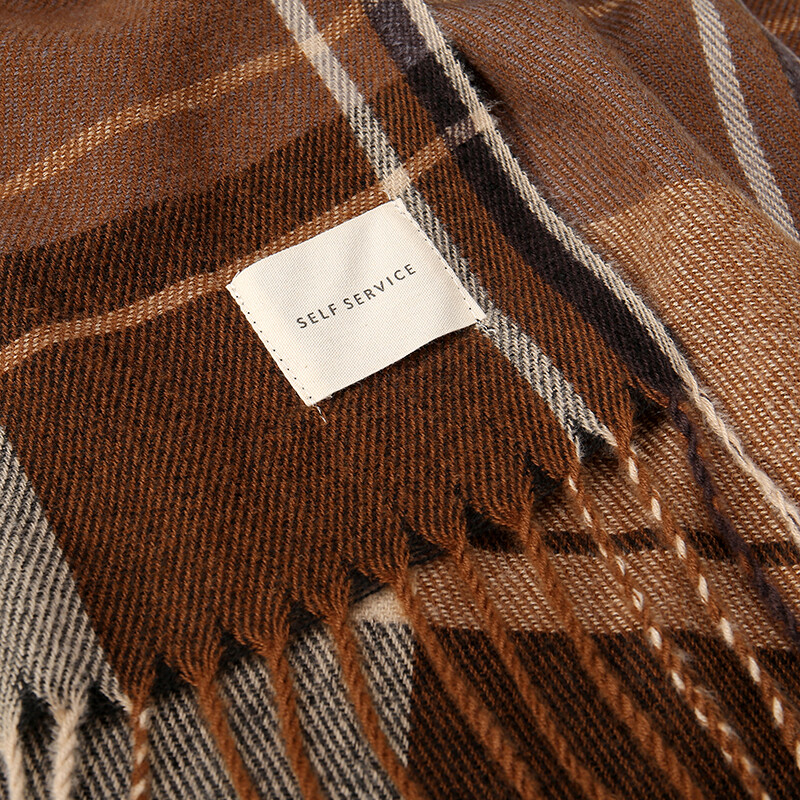 Karirani šal Žene Muškarci Zimski Debeli Topli Šalovi Kašmir Vrat Modni Ležerni Šal Bandana Hidžab Omotači Kićanci Prigušivač Ženski