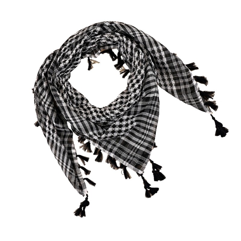 Muszlimok arab Keffiyeh Shemagh fejkendő arab Dubai Jacquard kendő nyakkendő