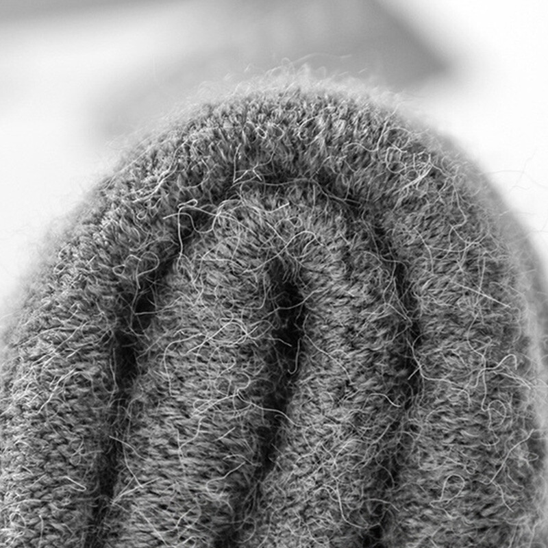 Muške rukavice s pola prsta za žene i muškarce, pletene pamučne rukavice od vune alpake, ležerne crno sive zimske tople rukavice bez prstiju