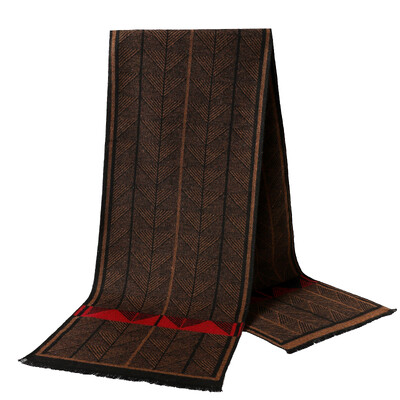 Pánske biznis šatky 180X33CM, jesenné teplé kašmírové šatky, zimné klasické kockované plážové uteráky, módne hrubé pašmínové zábaly