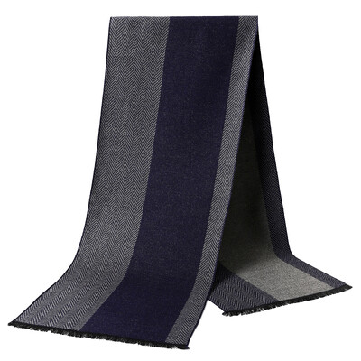 Pánske biznis šatky 180X33CM, jesenné teplé kašmírové šatky, zimné klasické kockované plážové uteráky, módne hrubé pašmínové zábaly