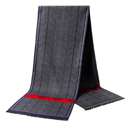 Pánske biznis šatky 180X33CM, jesenné teplé kašmírové šatky, zimné klasické kockované plážové uteráky, módne hrubé pašmínové zábaly
