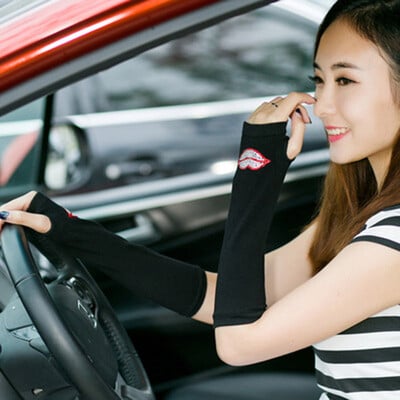 Ženske slatke zimske tople duge pletene plesne rukave bez prstiju Ženske cool animirane sova zec dijamanti zakovice šljokice manžetne rukavice A40