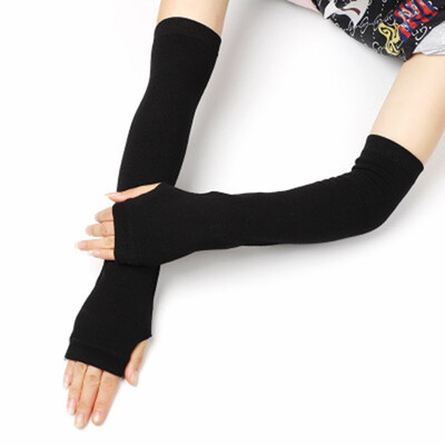 Ženske slatke zimske tople duge pletene plesne rukave bez prstiju Ženske cool animirane sova zec dijamanti zakovice šljokice manžetne rukavice A40