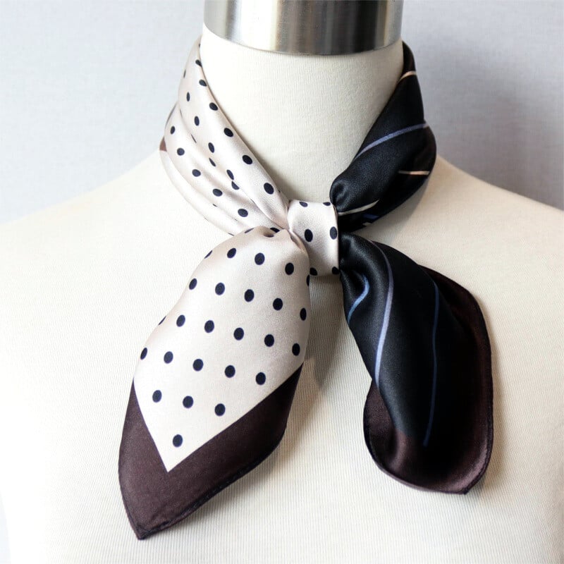 Prabangus prekės ženklo vyriškas šalikas rudeninis 100 % tikro šilko kaklaskarės dizainerio languotas dryžuotas skara 55 cm kvadratiniai kaklaraiščiai Dovanos vyrui
