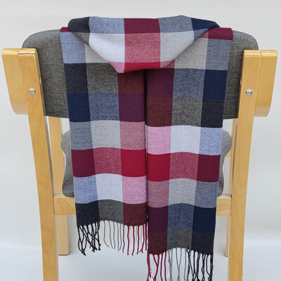 Keturių „SeasoHot“ išpardavimas vyrų skara Moteriška su kutais spalvos tinklelio kašmyro šalikai „Tinker“ rudeninė šilta moteriška skara ilga pora skara