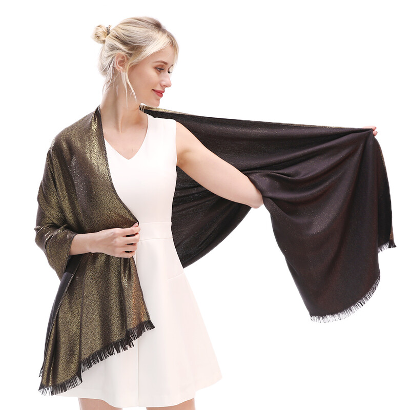 Blizgučiai Lureksas Medvilnė Auksinė Hidžabų Šalikas Moteriški Sidabriniai Kutai Šaliai Musulmonų Šalikai Galvos skara Tvirtas Apvyniojimas Galvos juosta Pashmina Stoles