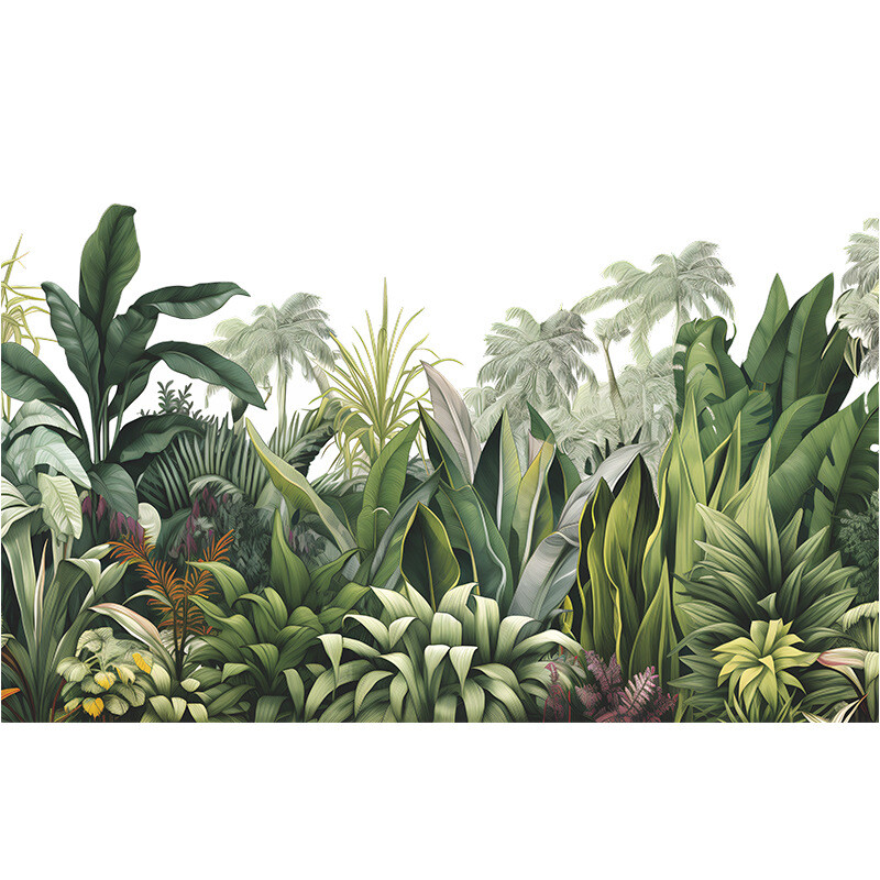 Növényi levelek Vinil csempe fali matricák fali dekorációhoz Hálószoba kiegészítők Ragasztó tapéta Nappali dekoráció Szoba dekoráció