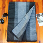 Prabangus Žiemos Vyriškas Kašmyro Šalikas Dryžuotas Kaklas Šalikas Šalikas Kasdieniai Kraštais Apvyniojimai Vyras Verslo Pashmina Foulard