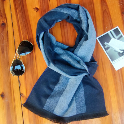 Prabangus Žiemos Vyriškas Kašmyro Šalikas Dryžuotas Kaklas Šalikas Šalikas Kasdieniai Kraštais Apvyniojimai Vyras Verslo Pashmina Foulard