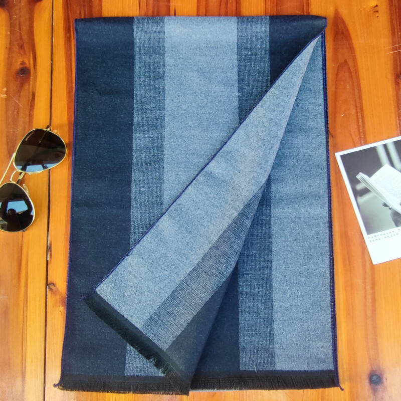 Prabangus Žiemos Vyriškas Kašmyro Šalikas Dryžuotas Kaklas Šalikas Šalikas Kasdieniai Kraštais Apvyniojimai Vyras Verslo Pashmina Foulard
