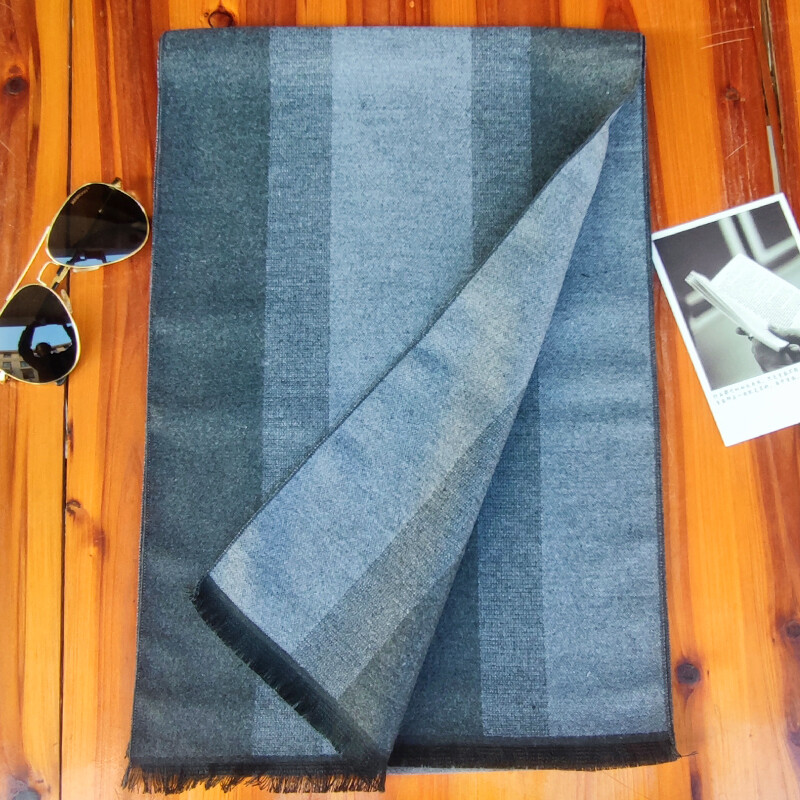 Prabangus Žiemos Vyriškas Kašmyro Šalikas Dryžuotas Kaklas Šalikas Šalikas Kasdieniai Kraštais Apvyniojimai Vyras Verslo Pashmina Foulard