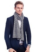 Vīriešu šalle New Fashion foulard homme Eiropa Ziemas adījums Vīriešu Šalles Aptinums Gars Biezs Silts Plaids Šalles Šalle vīriešu A3A18943