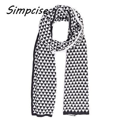 Vīriešu šalle New Fashion foulard homme Eiropa Ziemas adījums Vīriešu Šalles Aptinums Gars Biezs Silts Plaids Šalles Šalle vīriešu A3A18943