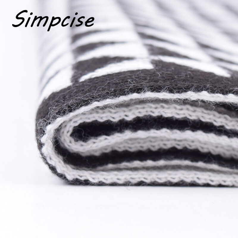 Vīriešu šalle New Fashion foulard homme Eiropa Ziemas adījums Vīriešu Šalles Aptinums Gars Biezs Silts Plaids Šalles Šalle vīriešu A3A18943