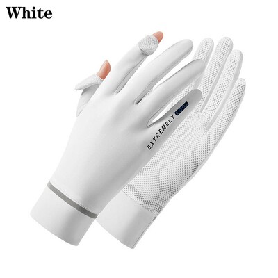 Lady Sunscreen Ice Silk Gloves Γυναικεία καλοκαιρινά γάντια προστασίας από τον ήλιο Μόδα Ποδηλασία οδήγηση γάντια τρεξίματος Λεπτά αντι-UV γάντια