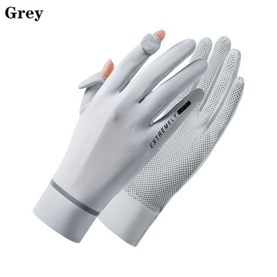 Lady Sunscreen Ice Silk Gloves Γυναικεία καλοκαιρινά γάντια προστασίας από τον ήλιο Μόδα Ποδηλασία οδήγηση γάντια τρεξίματος Λεπτά αντι-UV γάντια