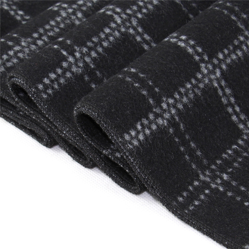 Žieminė vilna skara vyrams Prabangios prekės ženklo skaros ir įklotai Klasikiniai Bufanda Hombre Šilti languoti vilnoniai kaklaskarės Vyriškos mados Echarpe