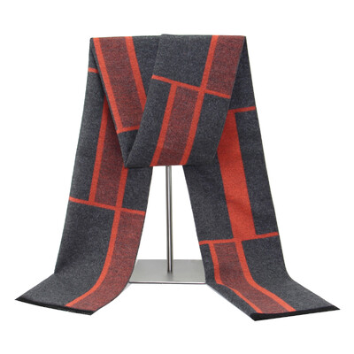 Μονόχρωμο κασμίρ κασκόλ για άντρες Χειμερινή πασμίνα Ζεστό μαντήλι Navy Μαύρο γκρι Ανδρικά επαγγελματικά κασκόλ Αντρικά σάλια Bufandas