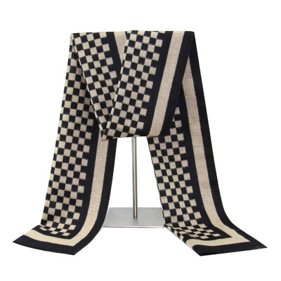 Μονόχρωμο κασμίρ κασκόλ για άντρες Χειμερινή πασμίνα Ζεστό μαντήλι Navy Μαύρο γκρι Ανδρικά επαγγελματικά κασκόλ Αντρικά σάλια Bufandas