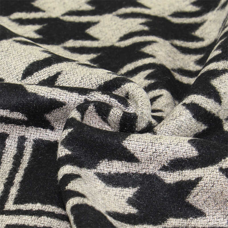 Noi eșarfe de lux din lână de cașmir pentru bărbați Esarfe calde de iarnă pentru bărbați Esarfe de lână neagră cărbune de lemn Confort dublă culoare la modă Îmbrăcăminte casual