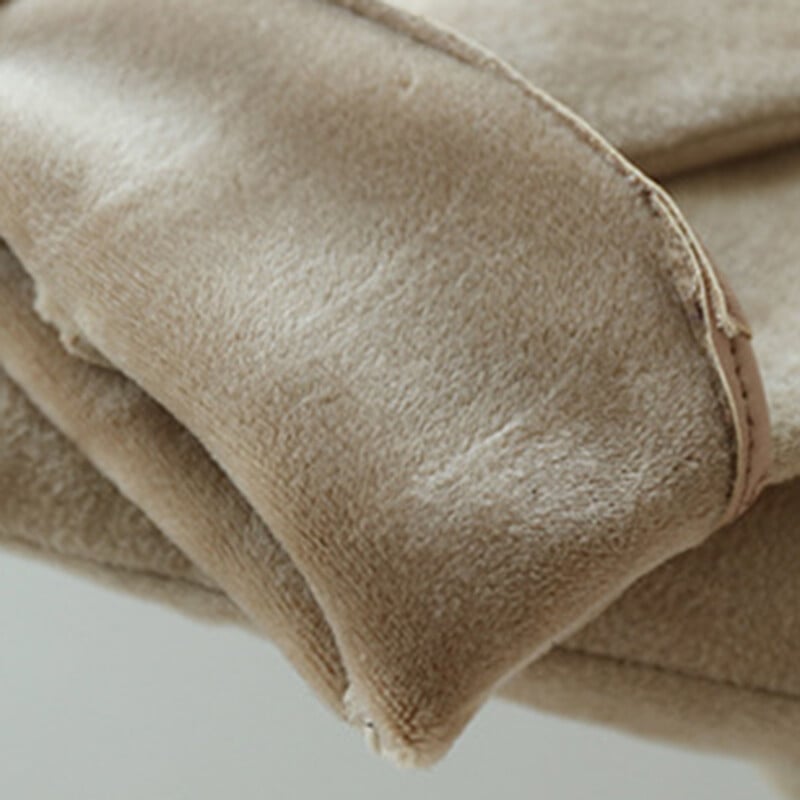 Mănuși de șofat cu ecran tactil din piele intoarsa caldă, toamnă iarnă, pentru femei