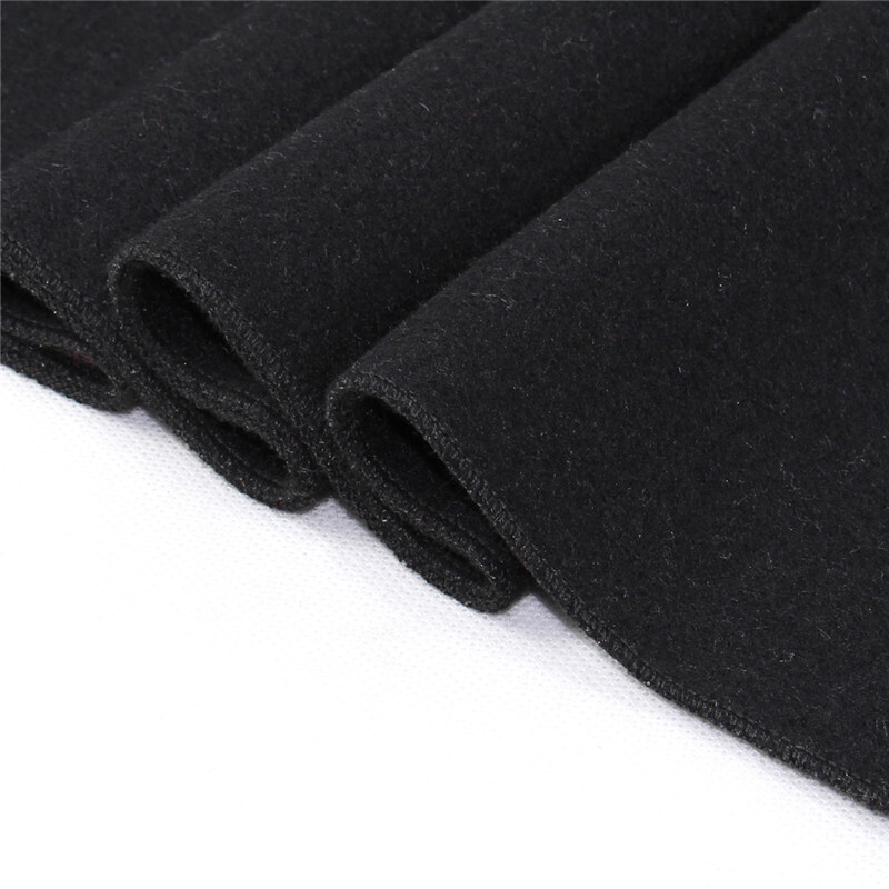 Eșarfă în carouri de lână de iarnă pentru bărbați, cașmir, lână de lux, îngroșa, șaluri și împachetări calde solide pentru bărbați, eșarfe de lână.