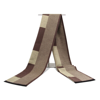 Eșarfă cu ciucuri bussiess de iarnă bărbați marca de lux carouri eșarfe cașmir artificial șal pashmina foulard echarpe hiver homme N7