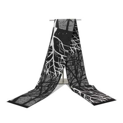 Eșarfă cu ciucuri bussiess de iarnă bărbați marca de lux carouri eșarfe cașmir artificial șal pashmina foulard echarpe hiver homme N7