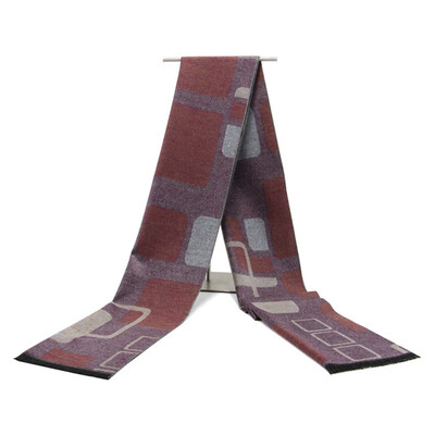 Eșarfă cu ciucuri bussiess de iarnă bărbați marca de lux carouri eșarfe cașmir artificial șal pashmina foulard echarpe hiver homme N7