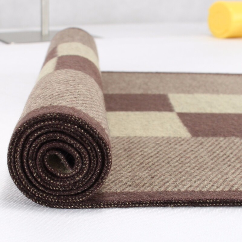 Eșarfă cu ciucuri bussiess de iarnă bărbați marca de lux carouri eșarfe cașmir artificial șal pashmina foulard echarpe hiver homme N7