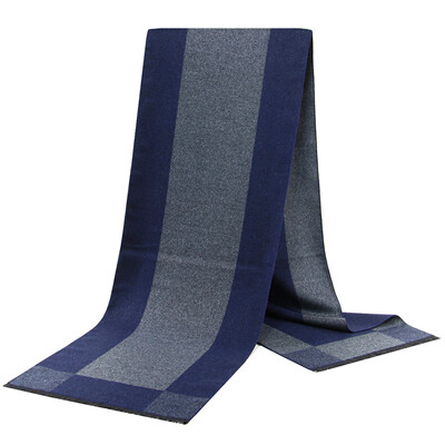 Eșarfe pentru bărbați în carouri de modă nouă, toamnă, iarnă, pashmina, groasă, caldă, cașmir, eșarfe de afaceri lungi pentru bărbați Shaw clasic