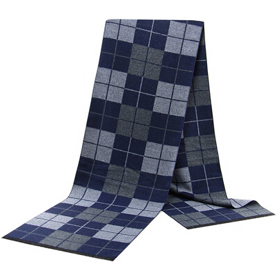 Eșarfe pentru bărbați în carouri de modă nouă, toamnă, iarnă, pashmina, groasă, caldă, cașmir, eșarfe de afaceri lungi pentru bărbați Shaw clasic